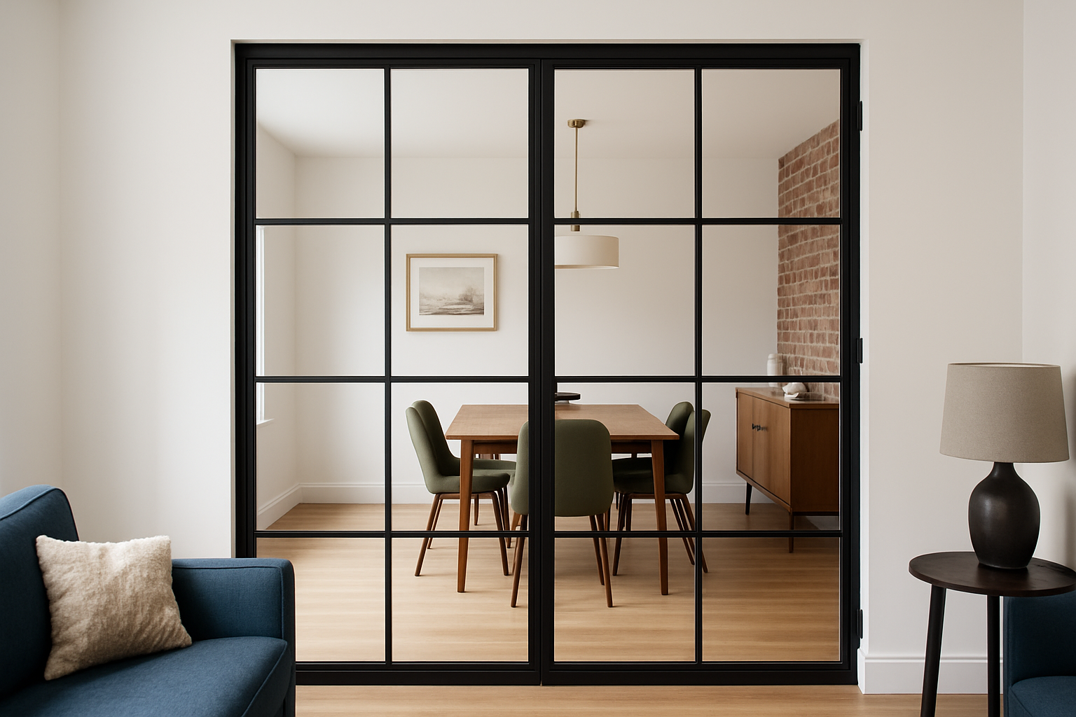 HAS Steel Look French Doors